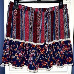 FOREVER 21 Bohemian Skirt - Women, Plus Size, 2X